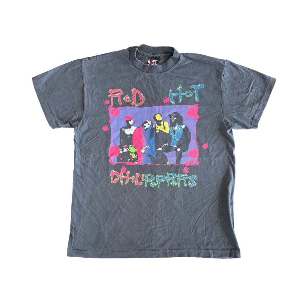 Vintage Red Hot Chili Peppers Single Stitch T Shirt 90's Rock Sz Large REPRINT